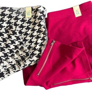 NWT Children’s Place Big Girls Leggings (2 pairs) Size 14.